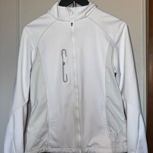 Sunice WindStopper Pro Sport Jacket Womens M White Softshell Golf Ski